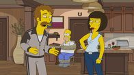 Die Simpsons – (v.l.n.r.) Seamus; Homer; Colette