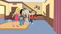American Dad! – (v.l.n.r.) Klaus; Francine; Hayley; Roger; Steve
