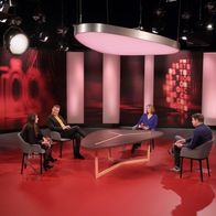 Stöckl. – Paula Nocker, Armin Assinger, Barbara Stöckl, Peter Klimek.