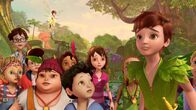 Peter Pan - Neue Abenteuer – Peter Pan und die Verlorenen Kinder haben Angst.