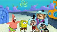 SpongeBob Schwammkopf – L-R: Patrick, SpongeBob, Professor Percy, Dr. Marmalade, Lord Reginald