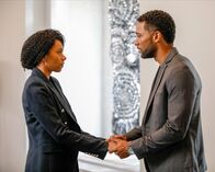 Grey's Anatomy – Kelly McCreary (Dr. Maggie Pierce), Anthony Hill (Dr. Winston Ndugu).