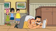 Bob's Burgers – L-R: Louise, Tina, Gene, Moody Foodie, Bob