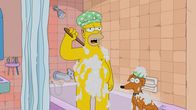 Die Simpsons – Homer (l.); Knecht Ruprecht (r.)