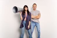 Promi Big Brother - Die Late Night Show – Melissa Khalaj (l.); Jochen Bendel (r.)