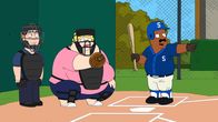 The Cleveland Show – Kendra Krinklesac (m.), Cleveland Brown (r.)