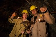 Checker Tobi – Checker Tobi (links) im Bergwerk in Goslar.