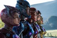 Power Rangers – L-R: Pink Ranger (Naomi Scott), Blue Ranger (RJ Cyler), Red Ranger (Dacre Montgomery), Black Ranger (Ludi Lin), Yellow Ranger (Becky G)