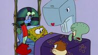 SpongeBob Schwammkopf – L-R: Mr. Krabs, Gary, SpongeBob, Pearl, Sandy, Squidward