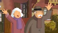 Lauras Stern – Oma und Opa freuen sich, dass Laura sie besucht.