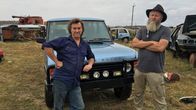 Outback Car Hunters – RR before – GT and Dave in front of car – outside paddock found in.