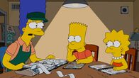 Die Simpsons – Hat Marge (l.) mit ihrem Sandwichladen Erfolg? Bart (M.) und Lisa (r.) helfen ihr bei den Berechnungen ...