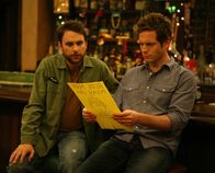 It's Always Sunny in Philadelphia – L-R: Charlie Kelly (Charlie Day), Dennis Reynolds (Glenn Howerton)