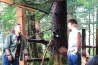 Alaskan Bush People – L-R: Bam Bam Brown and Matt Brown having a conversation.