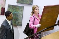 The Closer – Sgt. David Gabriel (Corey Reynolds) und Deputy Chief Brenda Leigh Johnson (Kyra Sedgwick)