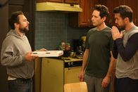 It's Always Sunny in Philadelphia – l-r: Charlie Kelly (Charlie Day), Dennis Reynolds (Glenn Howerton), Mac (Rob McElhenney)