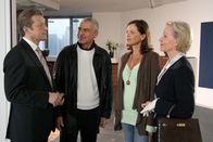 Geld.Macht.Liebe – (v.li.) Roland Koch, Hansa Czypionka, Angela Roy, Gerlinde Locker.