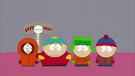 South Park – L-R: Kenny, Eric, Kyle, Stan
