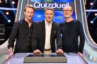 Quizduell – Moderator) (v.l. am Panel, Vater und Sohn)