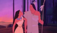 Pocahontas – L-R: Pocahontas, Chief Powhatan
