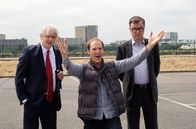 Brexit - Chronik eines Abschieds – (v.l.n.r.) Boris Johnson (Richard Goulding); Dominic Cummings (Benedict Cumberbatch); Michael Gove (Oliver Maltman)