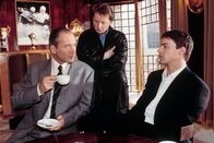 Kommissar Rex – (v.li.) Johannes Terne (Johannes Altmann), Heinz Weixelbraun (Christian Böck), Gedeon Burkhard (Alexander Brandtner).