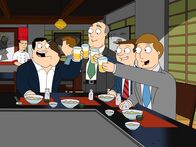 American Dad! – L-R: Stan, Dick Reynolds, Jackson, John Sanders