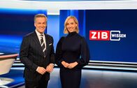 ZIB WISSEN – v.li.: Tarek Leitner und Nadja Bernhard