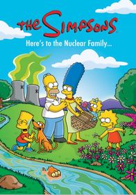 Die Simpsons – L-R: Bart, Homer, Marge, Maggie, Lisa