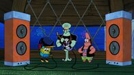 SpongeBob Schwammkopf – L-R: SpongeBob, Squidward, Patrick