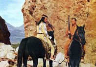 Old Shatterhand – Old Shatterhand (Lex Barker) und Winnetou (Pierre Brice).