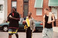 Step Up – Haben nichts als Flausen und kleine Gaunereien im Kopf: (v.l.n.r.) Mac Carter (Damaine Radcliff), sein Bruder Skinny (De'Shawn Washington) und Tyler Gage (Channing Tatum) ...