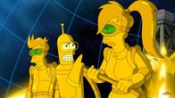 Futurama – Müssen bei einem Minenunfall eingreifen: Leela (r.), Bender (M.) und Fry (l.) ...