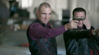 All In or Nothing – L-R: Ray Kaplan (Vinnie Jones), Bruno (Jimmy DellaValle)