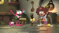 Amphibia – L-R: Polly Plantar, Sprig Plantar and Anne Boonchuy