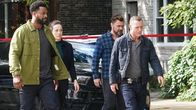 Chicago P.D. – L-R: Kevin Atwater (LaRoyce Hawkins), Kim Burgess (Marina Squerciati), Patrick John Flueger (Adam Ruzek) und Hank Voight (Jason Beghe)