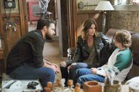 Stumptown – L-R: Grey McConnell (Jake Johnson), Dex Parios (Cobie Smulders) and Ansel Parios (Cole Sibus)