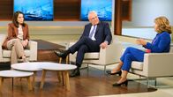 Anne Will – Moderatorin), Joachim Herrmann (CSU), Petra Pinzler (Korrespondentin im Hauptstadtbüro „Die Zeit“),