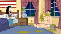American Dad! – Hayley, l.; Stan, r.