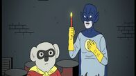 Ugly Americans – v.li.: Koala Boy, Batperson