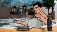 Archer – Um einen Verkauf von angereichertem Uran zu verhindern, geben sich Archer (r.) und Lana (l.) sich als frischvermähltes Paar aus ...