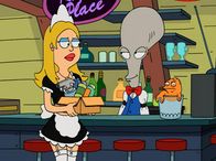 American Dad! – L-R: Francine, Roger, Klaus