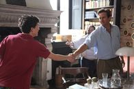 Call Me by Your Name – Elio Perlman (Timothée Chalamet ), monsieur Perlman (Michael Stuhlbarg ), Oliver (Armie Hammer )