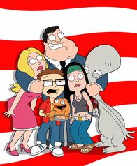American Dad! – AMERICAN DAD: From "Family Guy" creator Seth MacFarlane comes the animated story of STAN SMITH, who works for the CIA and is constantly on the alert for terrorist activity. Stan will go to extremes to protect his beloved America from harm in the new FOX animated series AMERICAN DAD. The AMERICAN DAD special preview episaode airs Sunday, Jan. 6 following SUPER BOWL XXXIX and THE SIMPSONS. lockwise from Top: Stan, Rodger, Hayley, Klaus, Steve and Francine.