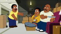 The Cleveland Show – L-R: Cleveland Brown, Evelyn "Cookie" Brown, LeVar "Freight Train" Brown