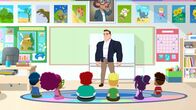 SuperHero Kindergarten – Arnold Armstrong trifft die Kinder.