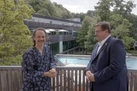 Ostrowski macht Urlaub – L-R: Michael Ostrowski & GF des Kurhauses Bad Gleichenberg Mag. Jörg Siegel