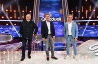 Quizduell - Olymp – Moderatoren Gunther Emmerlich (l.) und Wolfgang Lippert (r.).