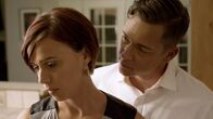 Magellan – L-R: Abigail Nelson (Whitney Palmer), Commander Roger Nelson (Brandon Ray Olive)