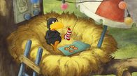 Der kleine Rabe Socke – Socke hat Streit mit seiner Ringelsocke.Â